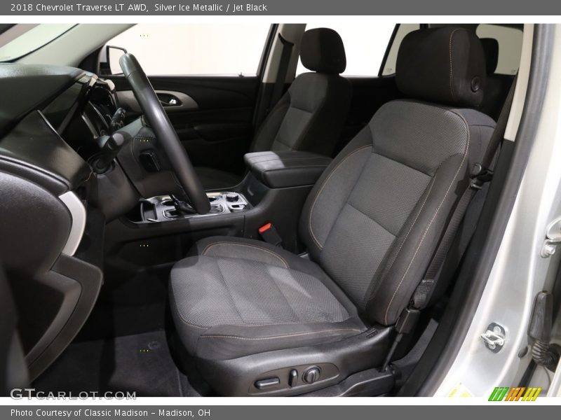 Silver Ice Metallic / Jet Black 2018 Chevrolet Traverse LT AWD