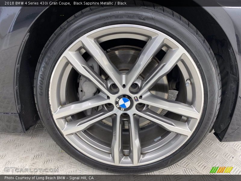 Black Sapphire Metallic / Black 2018 BMW 4 Series 430i Gran Coupe