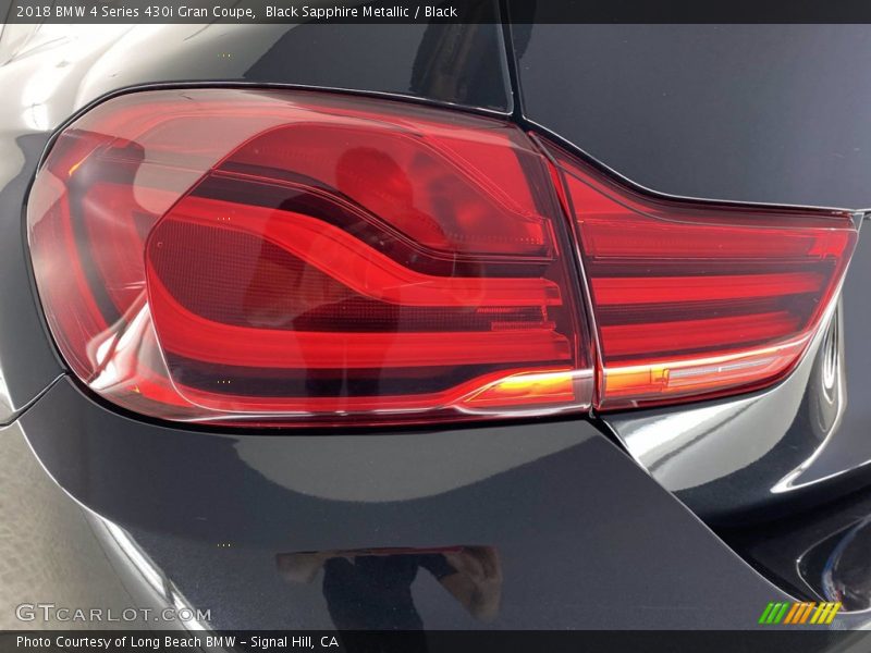 Black Sapphire Metallic / Black 2018 BMW 4 Series 430i Gran Coupe