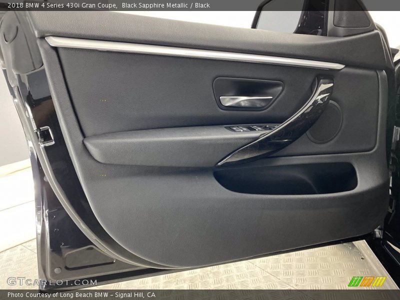 Black Sapphire Metallic / Black 2018 BMW 4 Series 430i Gran Coupe