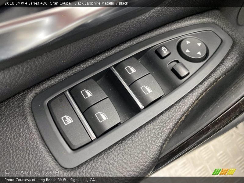 Black Sapphire Metallic / Black 2018 BMW 4 Series 430i Gran Coupe