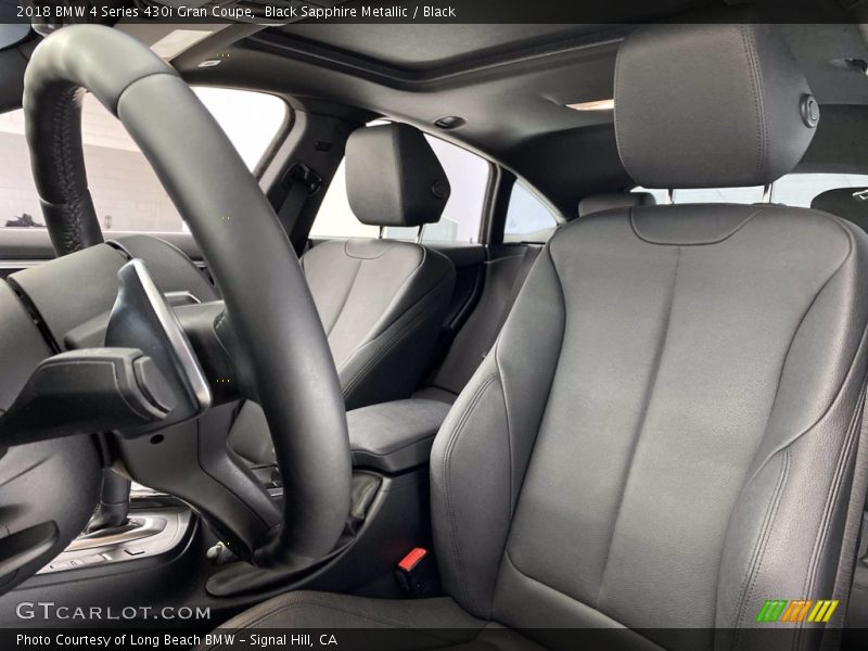 Black Sapphire Metallic / Black 2018 BMW 4 Series 430i Gran Coupe