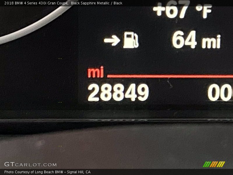 Black Sapphire Metallic / Black 2018 BMW 4 Series 430i Gran Coupe