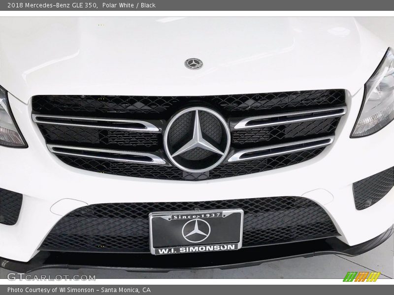 Polar White / Black 2018 Mercedes-Benz GLE 350