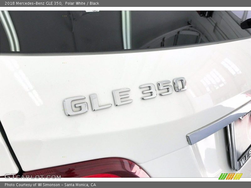 Polar White / Black 2018 Mercedes-Benz GLE 350
