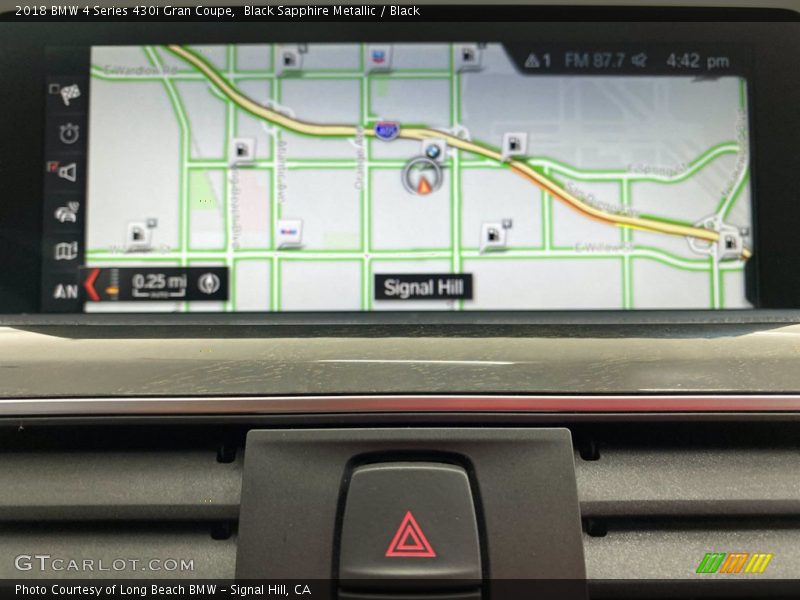 Black Sapphire Metallic / Black 2018 BMW 4 Series 430i Gran Coupe
