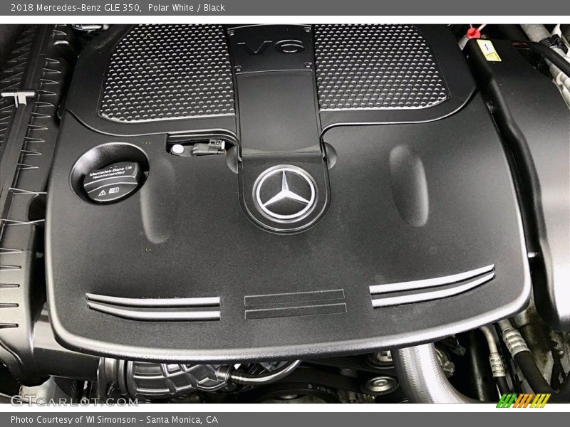 Polar White / Black 2018 Mercedes-Benz GLE 350