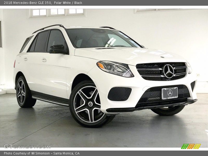 Polar White / Black 2018 Mercedes-Benz GLE 350