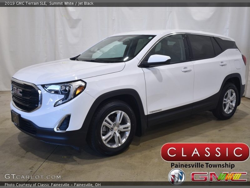 Summit White / Jet Black 2019 GMC Terrain SLE