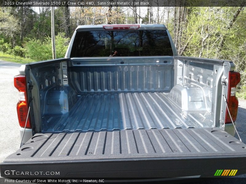 Satin Steel Metallic / Jet Black 2019 Chevrolet Silverado 1500 LT Crew Cab 4WD