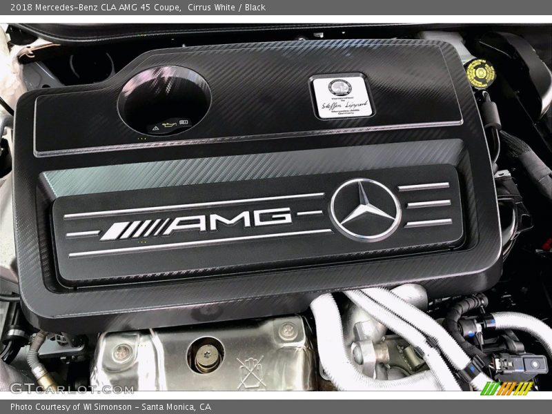 Cirrus White / Black 2018 Mercedes-Benz CLA AMG 45 Coupe
