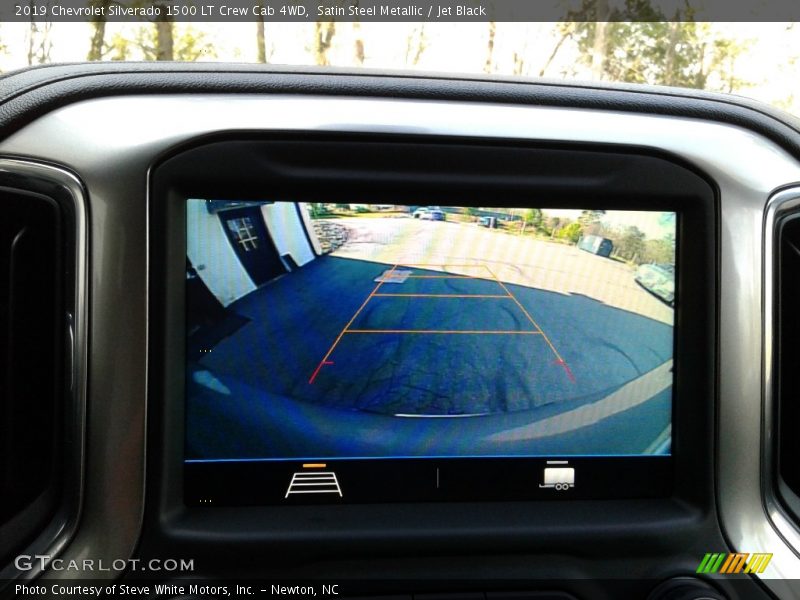 Satin Steel Metallic / Jet Black 2019 Chevrolet Silverado 1500 LT Crew Cab 4WD