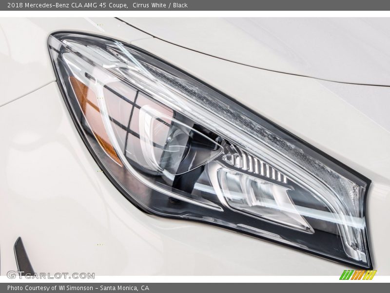 Cirrus White / Black 2018 Mercedes-Benz CLA AMG 45 Coupe