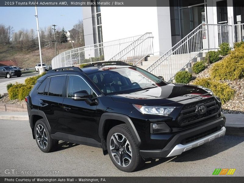 Midnight Black Metallic / Black 2019 Toyota RAV4 Adventure AWD