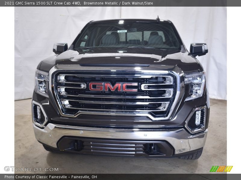 Brownstone Metallic / Dark Walnut/Slate 2021 GMC Sierra 1500 SLT Crew Cab 4WD