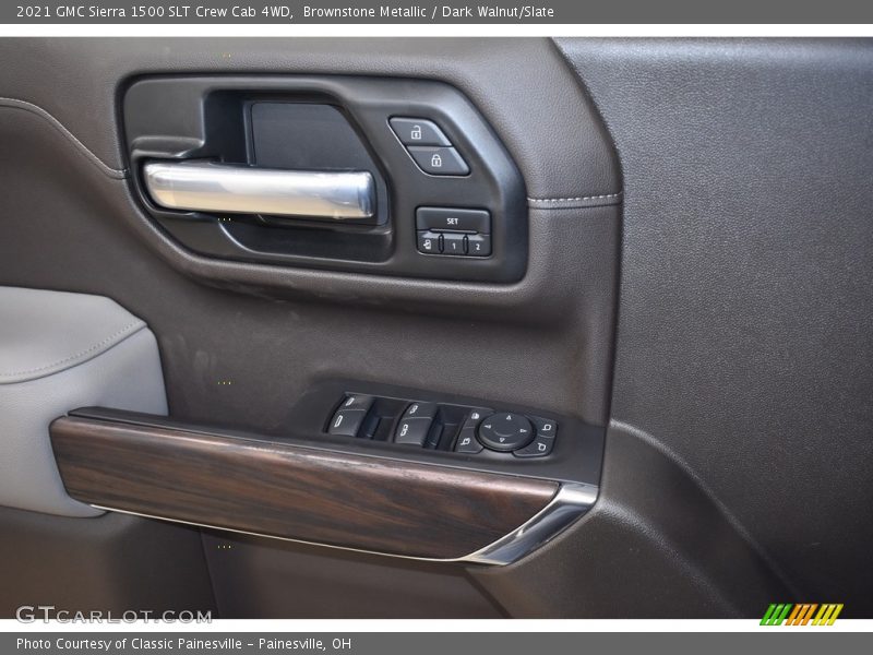 Brownstone Metallic / Dark Walnut/Slate 2021 GMC Sierra 1500 SLT Crew Cab 4WD