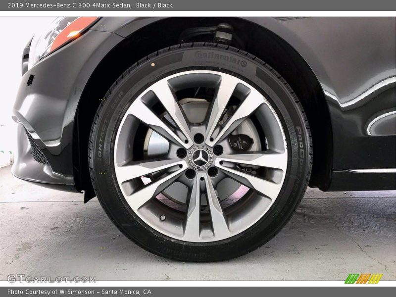 Black / Black 2019 Mercedes-Benz C 300 4Matic Sedan