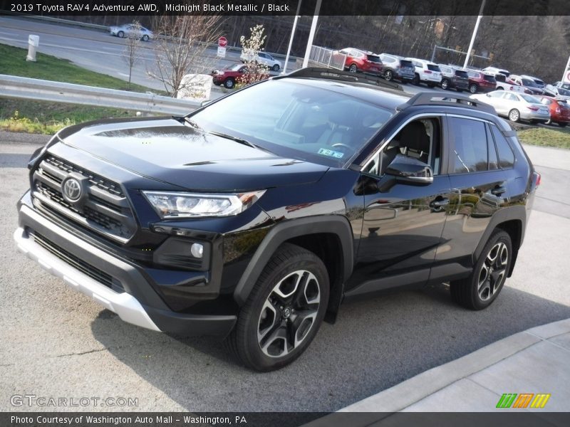 Midnight Black Metallic / Black 2019 Toyota RAV4 Adventure AWD