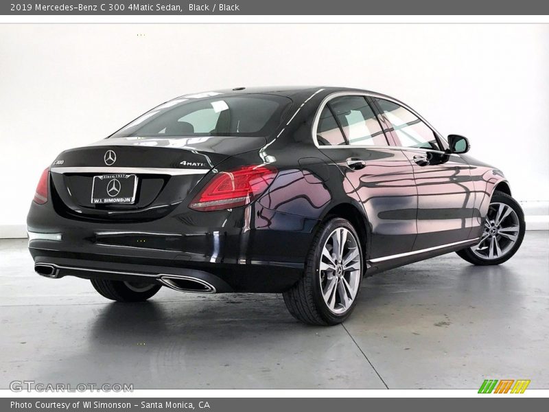 Black / Black 2019 Mercedes-Benz C 300 4Matic Sedan