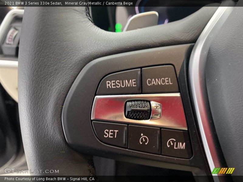 Mineral Gray Metallic / Canberra Beige 2021 BMW 3 Series 330e Sedan