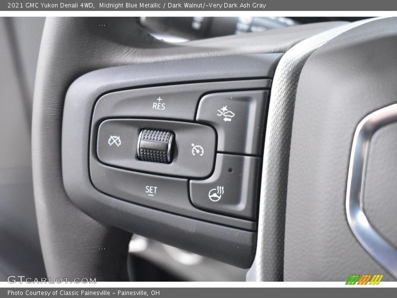 Midnight Blue Metallic / Dark Walnut/­Very Dark Ash Gray 2021 GMC Yukon Denali 4WD