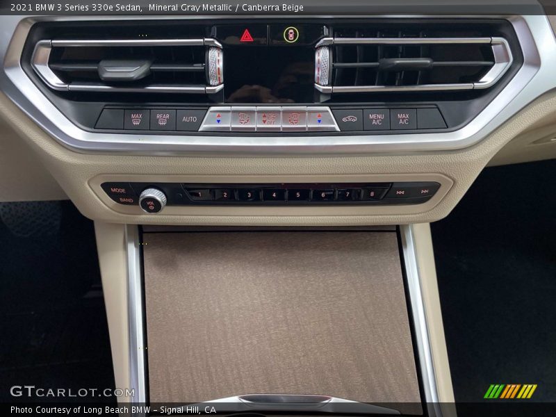 Mineral Gray Metallic / Canberra Beige 2021 BMW 3 Series 330e Sedan