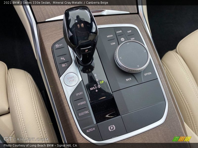 Mineral Gray Metallic / Canberra Beige 2021 BMW 3 Series 330e Sedan