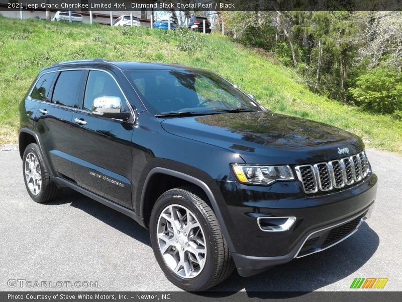 Diamond Black Crystal Pearl / Black 2021 Jeep Grand Cherokee Limited 4x4