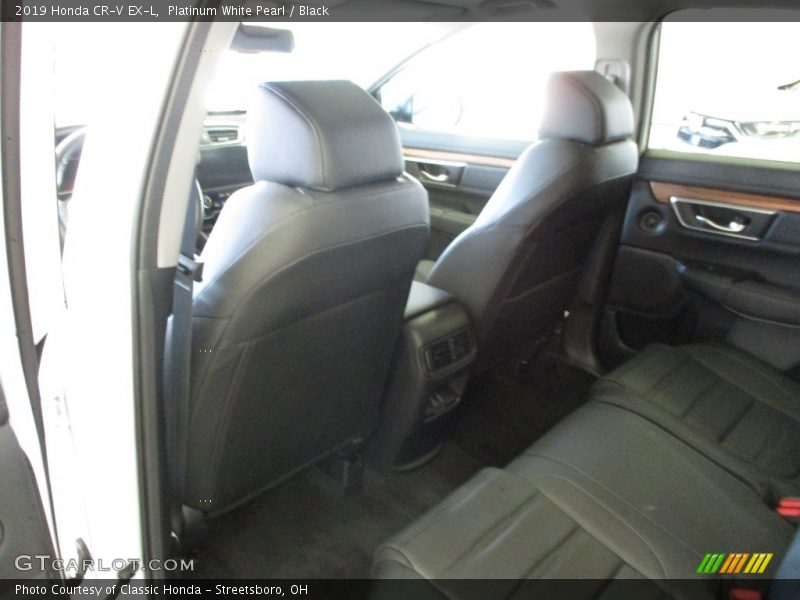 Platinum White Pearl / Black 2019 Honda CR-V EX-L