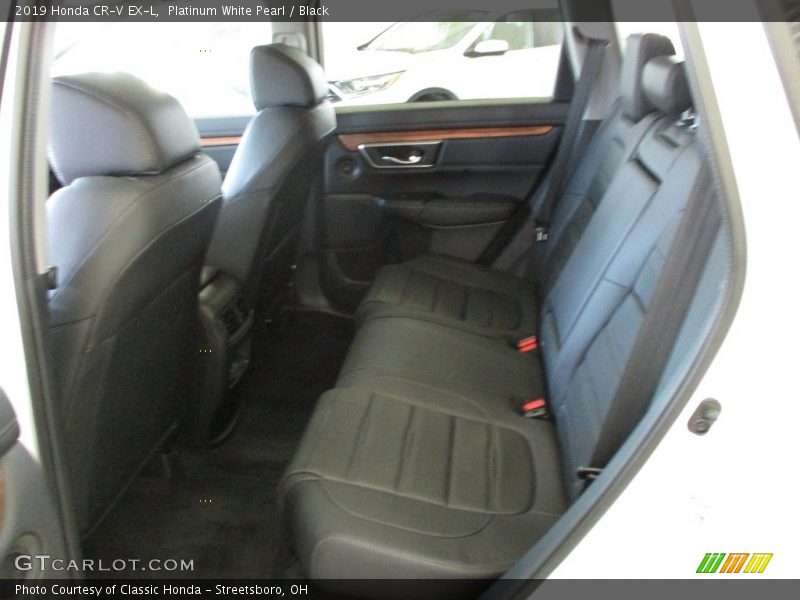 Platinum White Pearl / Black 2019 Honda CR-V EX-L