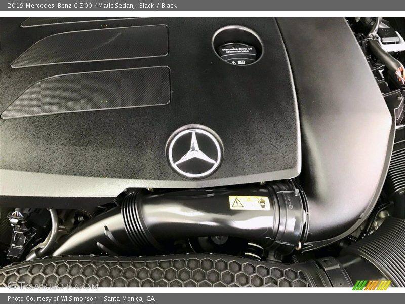 Black / Black 2019 Mercedes-Benz C 300 4Matic Sedan