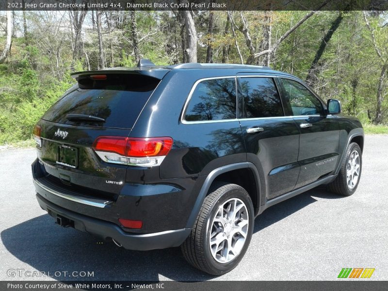Diamond Black Crystal Pearl / Black 2021 Jeep Grand Cherokee Limited 4x4