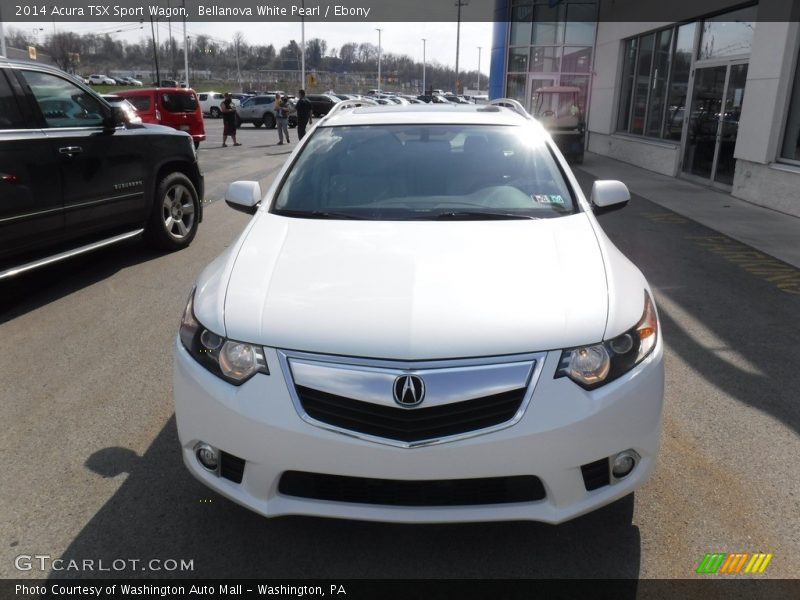 Bellanova White Pearl / Ebony 2014 Acura TSX Sport Wagon
