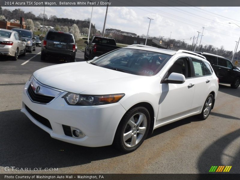 Bellanova White Pearl / Ebony 2014 Acura TSX Sport Wagon