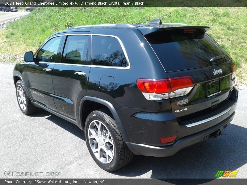 Diamond Black Crystal Pearl / Black 2021 Jeep Grand Cherokee Limited 4x4