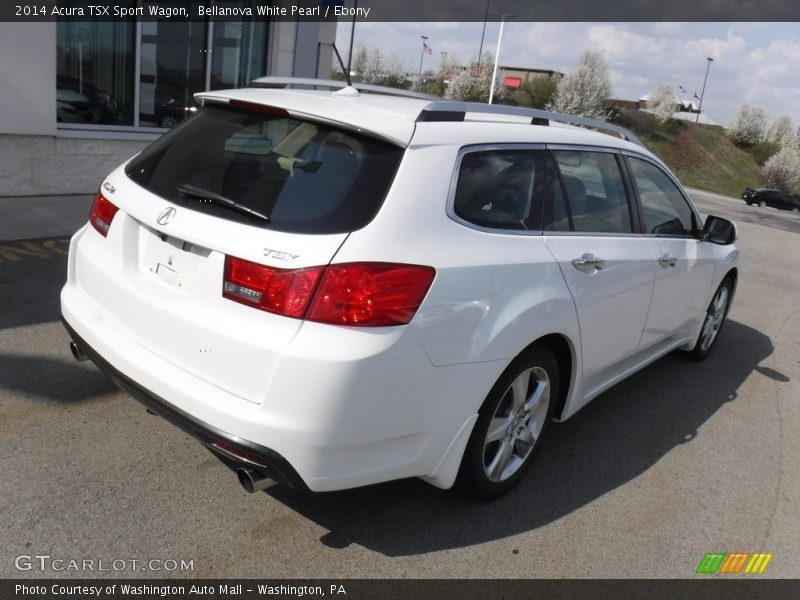 Bellanova White Pearl / Ebony 2014 Acura TSX Sport Wagon