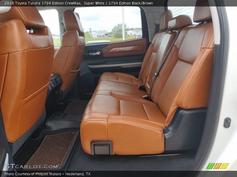 Rear Seat of 2018 Tundra 1794 Edition CrewMax