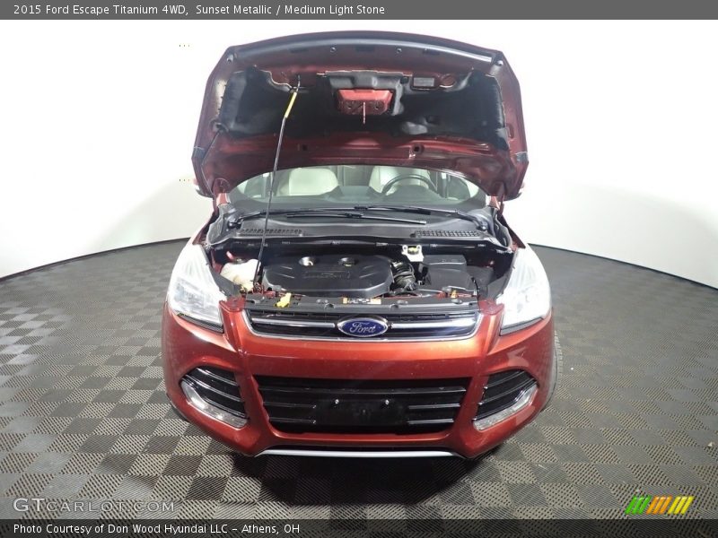 Sunset Metallic / Medium Light Stone 2015 Ford Escape Titanium 4WD