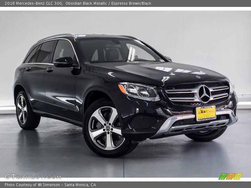 Obsidian Black Metallic / Espresso Brown/Black 2018 Mercedes-Benz GLC 300