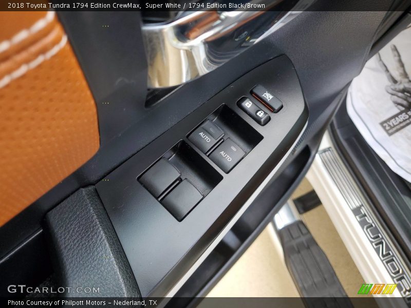 Super White / 1794 Edition Black/Brown 2018 Toyota Tundra 1794 Edition CrewMax
