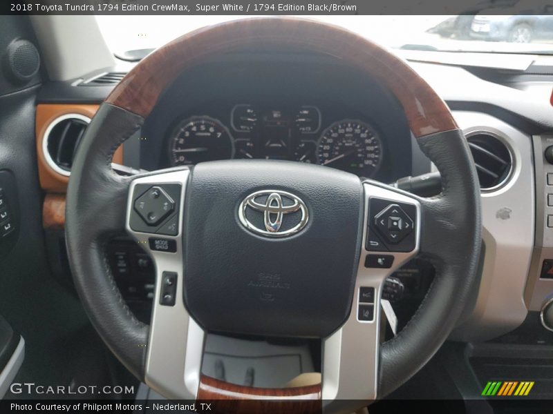  2018 Tundra 1794 Edition CrewMax Steering Wheel