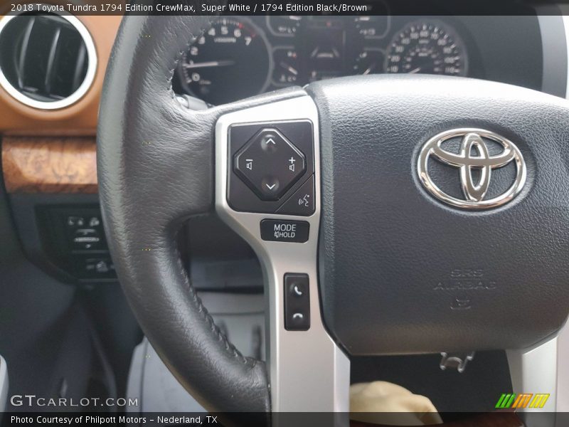  2018 Tundra 1794 Edition CrewMax Steering Wheel