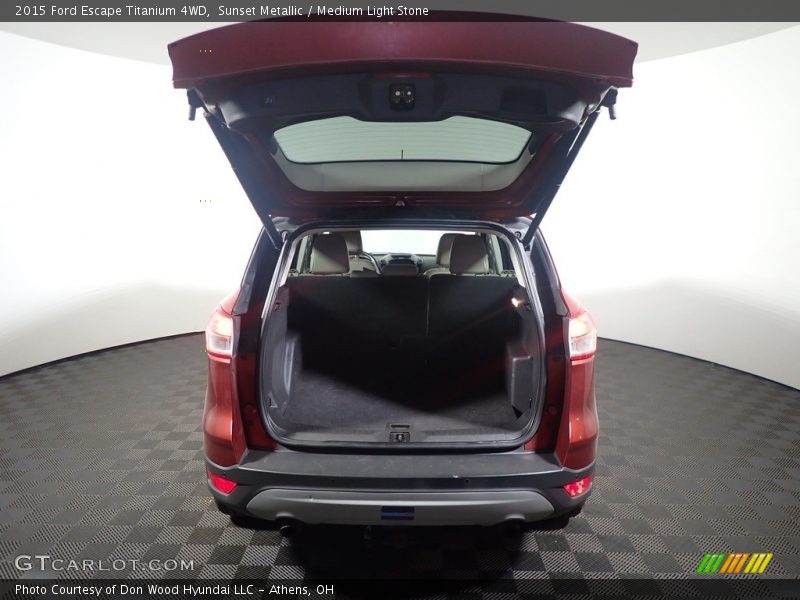 Sunset Metallic / Medium Light Stone 2015 Ford Escape Titanium 4WD