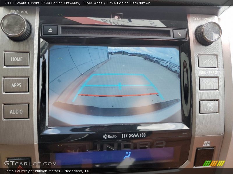 Super White / 1794 Edition Black/Brown 2018 Toyota Tundra 1794 Edition CrewMax