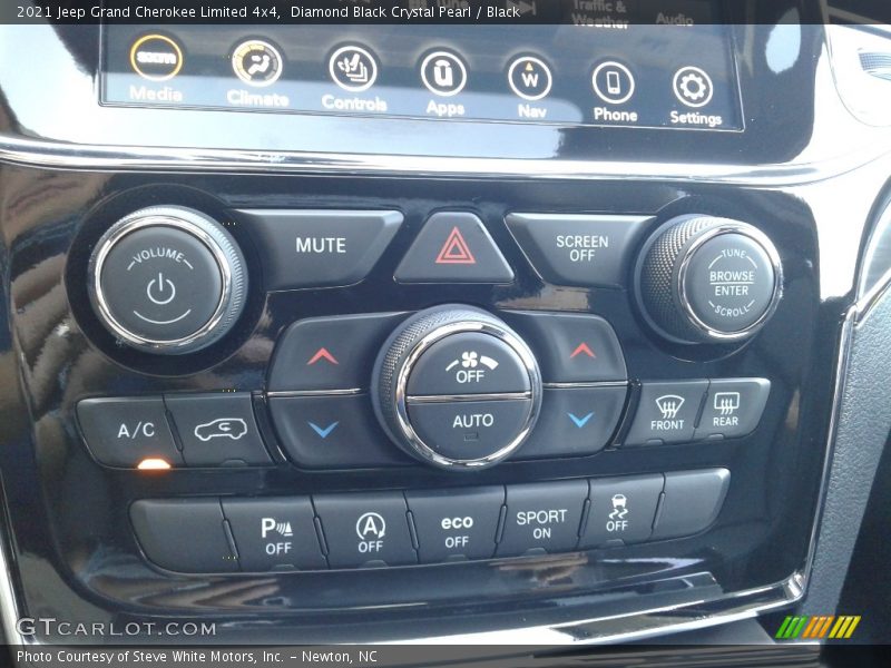 Diamond Black Crystal Pearl / Black 2021 Jeep Grand Cherokee Limited 4x4