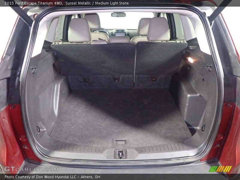 Sunset Metallic / Medium Light Stone 2015 Ford Escape Titanium 4WD