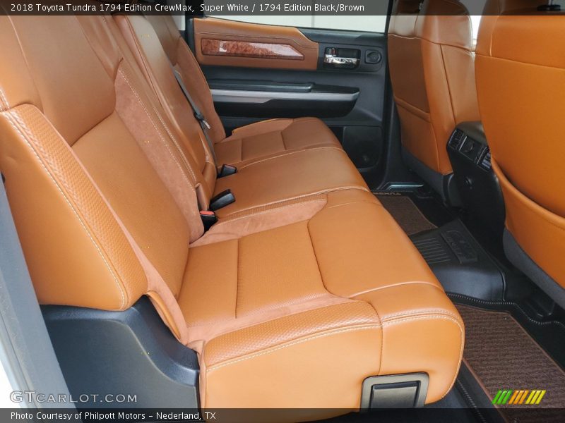 Rear Seat of 2018 Tundra 1794 Edition CrewMax