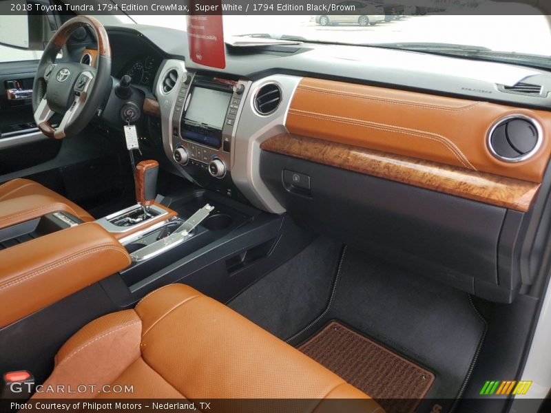 Dashboard of 2018 Tundra 1794 Edition CrewMax