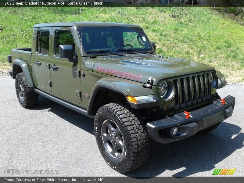 Front 3/4 View of 2021 Gladiator Rubicon 4x4
