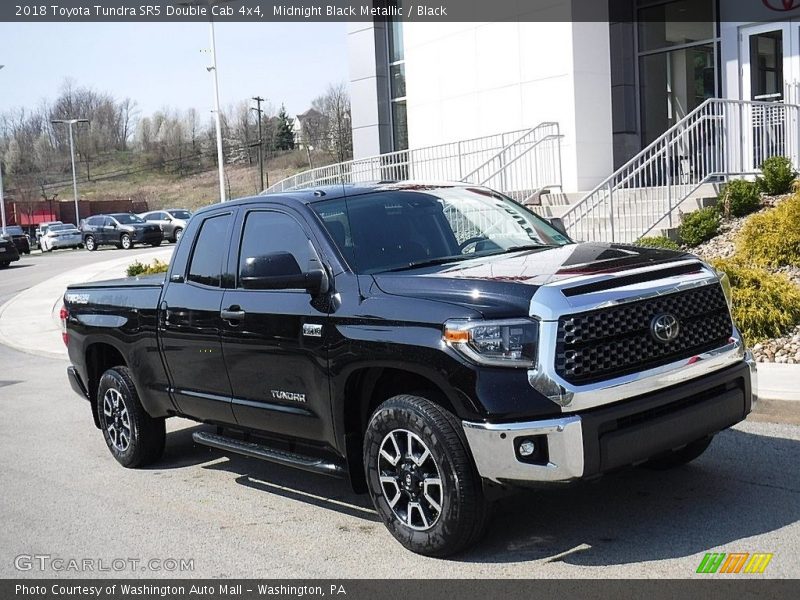 Midnight Black Metallic / Black 2018 Toyota Tundra SR5 Double Cab 4x4